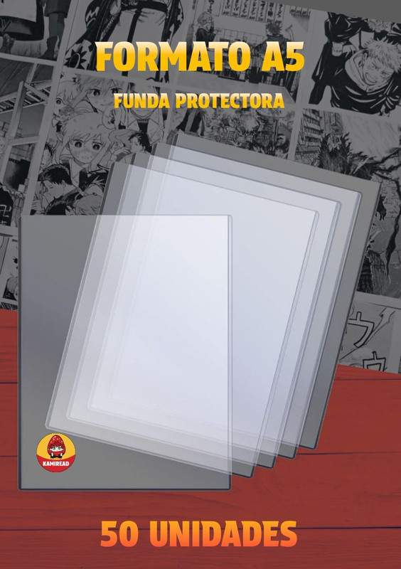 Funda protectora para mangas (A5) x 50 unidades