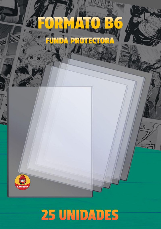 6.jpg Funda protectora para mangas (B6) x 25 unidades