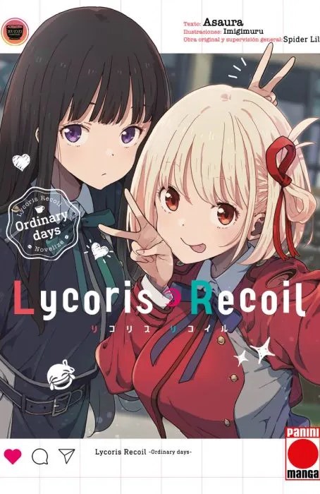 Lycoris Recoil Ordinary Days Novel 01 | Panini Argentina