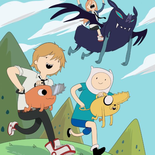 ¡Chainsaw Man pero si fuera de Hora de&hellip;