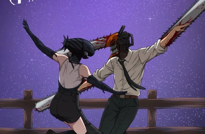 ¡Chainsaw Man regala ilustración romántica&hellip;