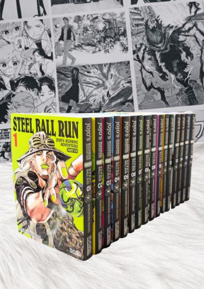 Jojos Bizarre Adventure Parte 7: Steel Ball Run (Serie Completa- 16 tomos)| Ivrea Argentina
