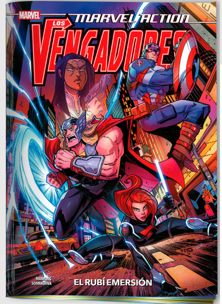 MARVEL ACTION LOS VENGADORES 2.EL RUBI E