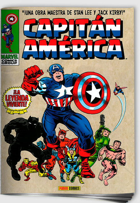 MARVEL GOLD CAPITAN AMERICA 1 LA LEYEN