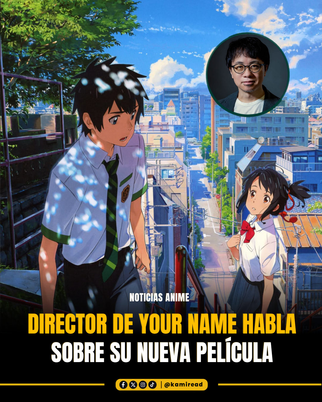 Makoto Shinkai nueva pelcula Your Name